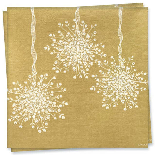 Boule de Gui Or Cocktail Napkin