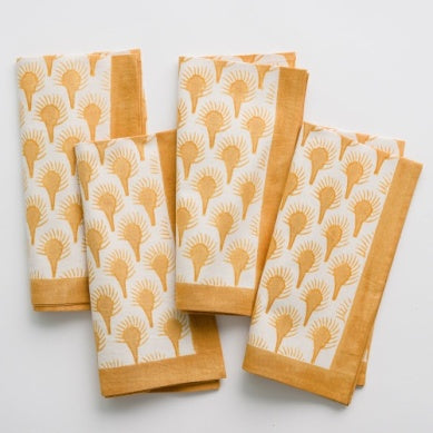 Pomegranate Napkins - set of 4