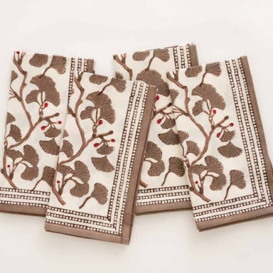 Pomegranate Napkins - set of 4