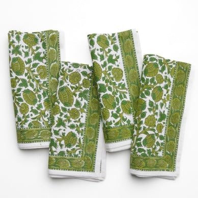 Pomegranate Napkins - set of 4
