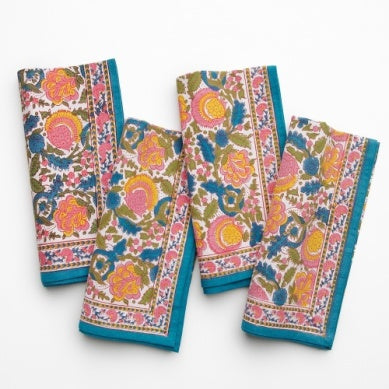 Pomegranate Napkins - set of 4