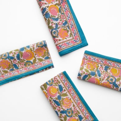 Pomegranate Napkins - set of 4