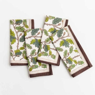 Pomegranate Napkins - set of 4