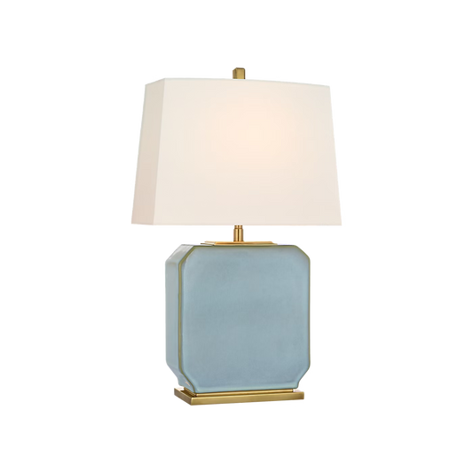 Monique 20" Table Lamp - Silk Blue