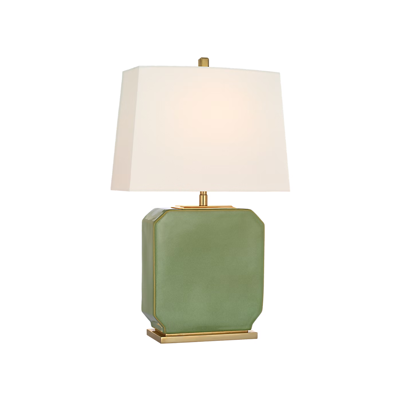 Monique 20" Table Lamp - Silk Green