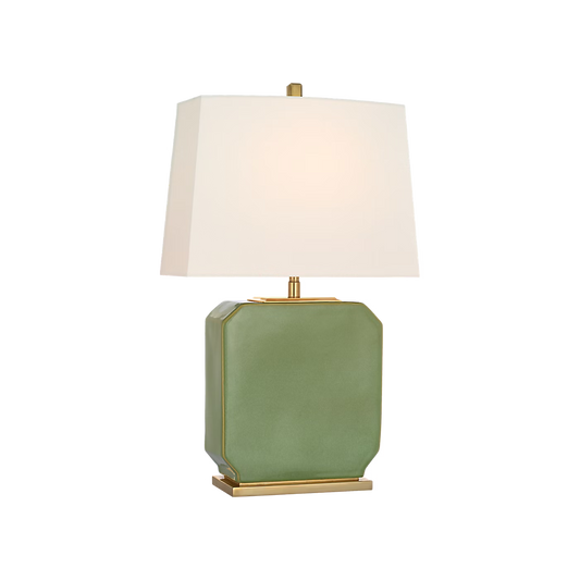Monique 20" Table Lamp - Silk Green