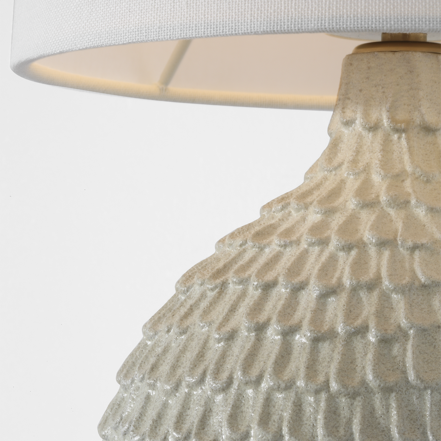 Morava 17" Hand Carved Table Lamp