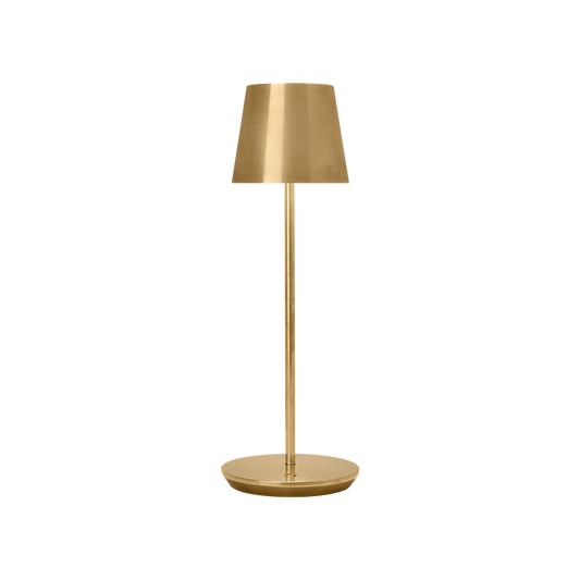 Nevis Rechargeable Table Lamp Natural Brass