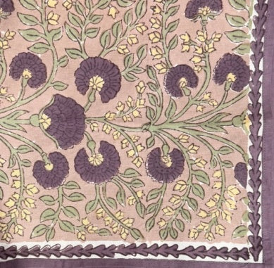 Pomegranate Cactus Olive & Fig Napkin - set of 4